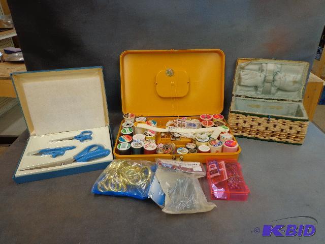 lot 153 image: Wiss Scissor Kit   8, 5, and 4 inch scissors ...