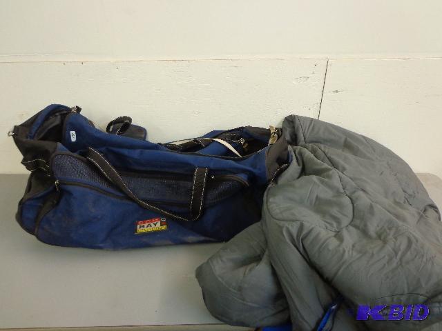 lot 161 image: Luggage &nbspTote on Wheels and Sleeping Bag...
