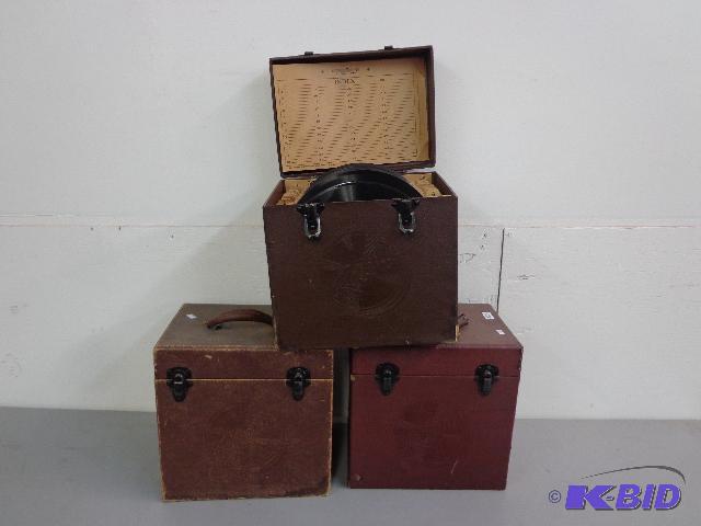 lot 163 image: (3) Boxes of Various Records   William Tell O...