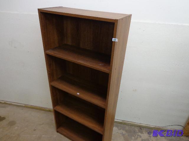 lot 184 image: Book Shelf   3 shelves  24 x 9.5 x 35 ...