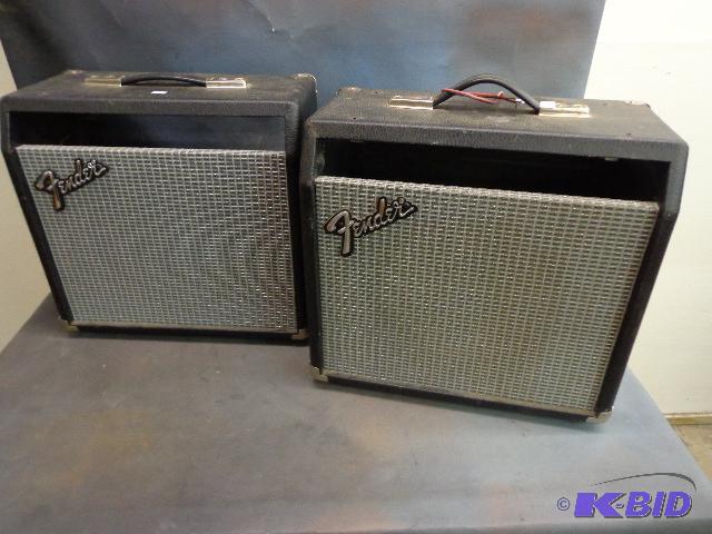 lot 19 image: (2) 12" Fender Speakers   10A7, 3A9 ...