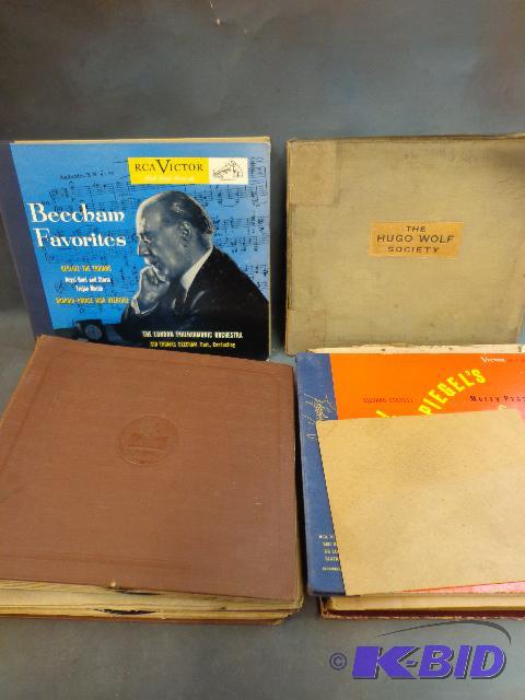 lot 191 image: Various Records   Beecham  Hugo Wolff  Straus...