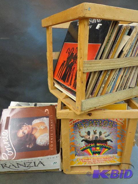 lot 192 image: 3 Crates of 70&quots Music Records and Metal...