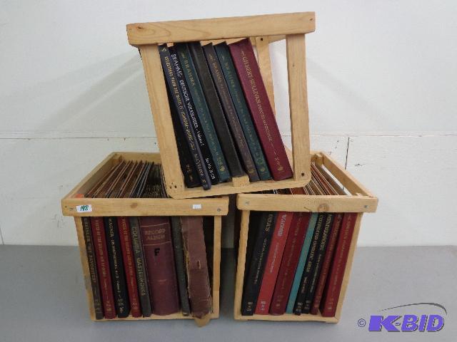 lot 198 image: 3 Wooden Crates of Records   Kreisler  Wagner...