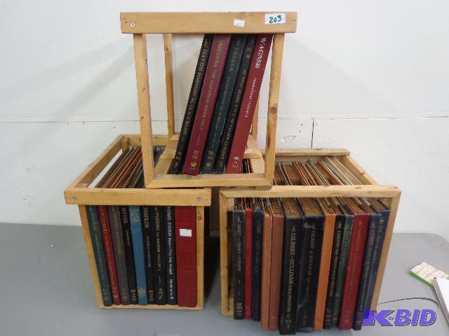 lot 203 image: 3 Wooden crates of 78 Records   Wagner  Metan...