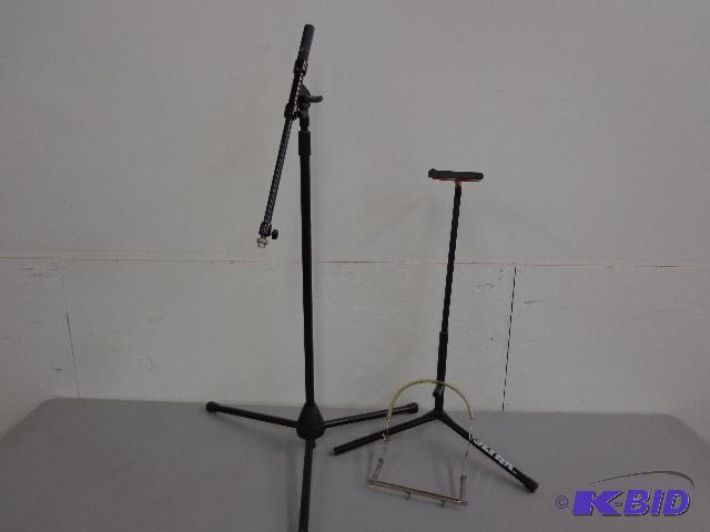 lot 53 image: Ultra Guitar Stand, DR Microphone Stand and S...