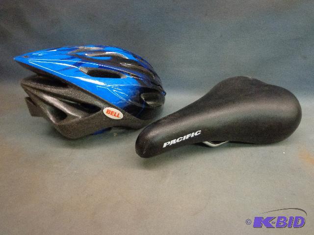 lot 75 image: Bell Bicycle&nbspHelmet and Pacific Bicycle ...