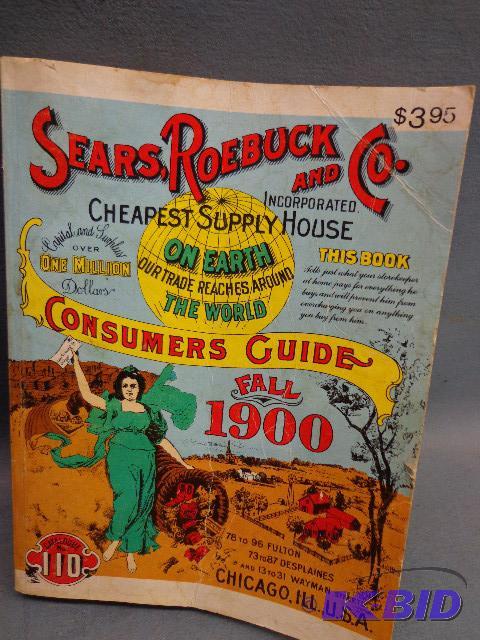 lot 95 image: Fall of 1900 Sear & Roebuck & Co Cons...