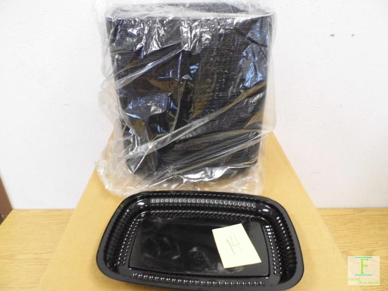 Case of Black Platters - New