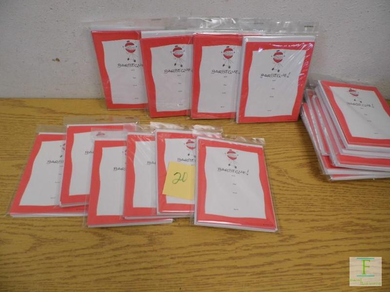 18 Packs of BBQ Invitations