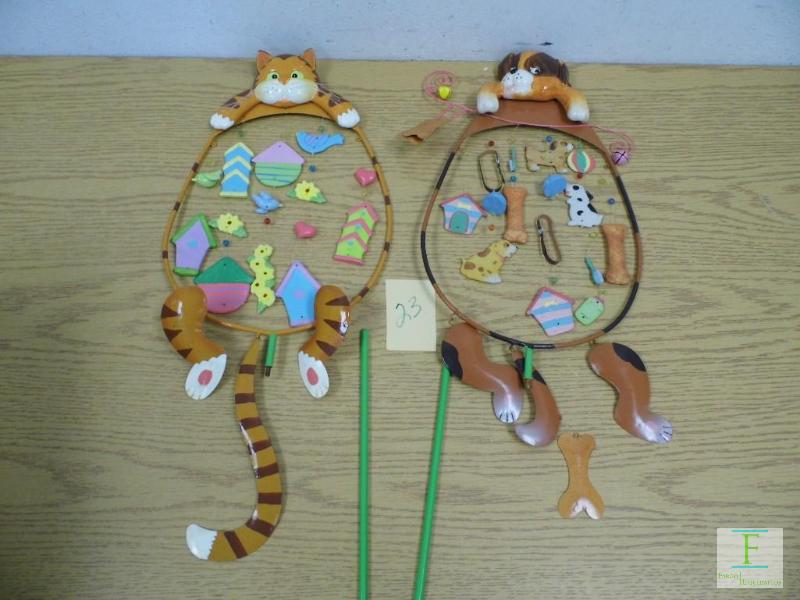 Dog and Cat Wind Chimes