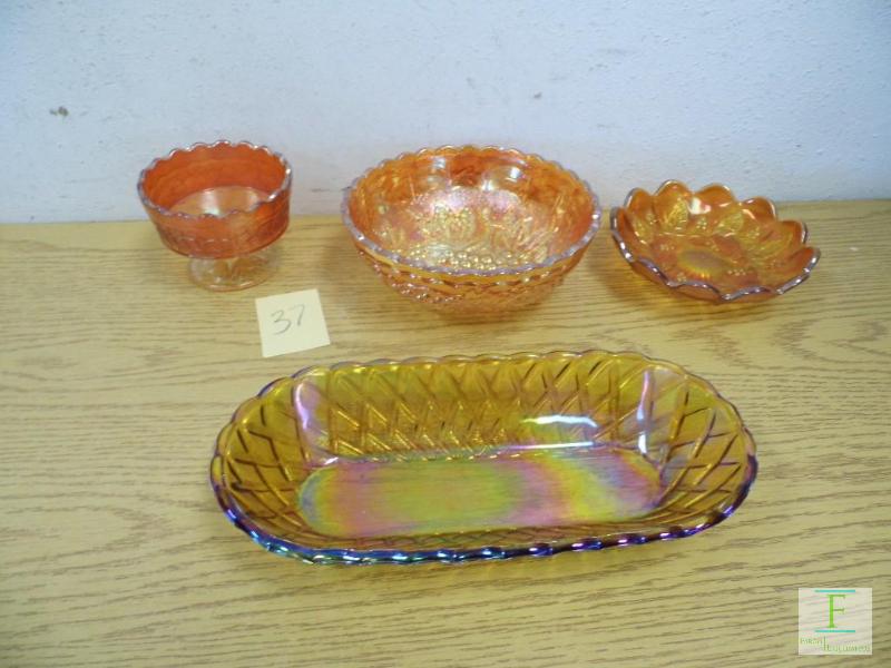 Carnival Glass Serving