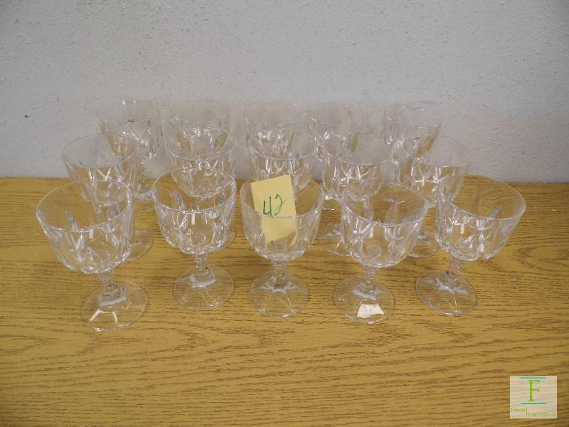15 Crystal Glasses