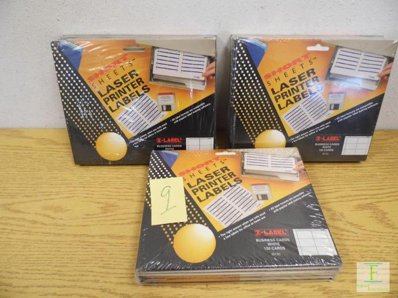15 Packs of Laser Labels