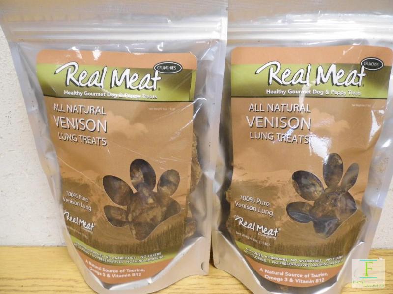 Real Meat Dog Treats - Venison Lung