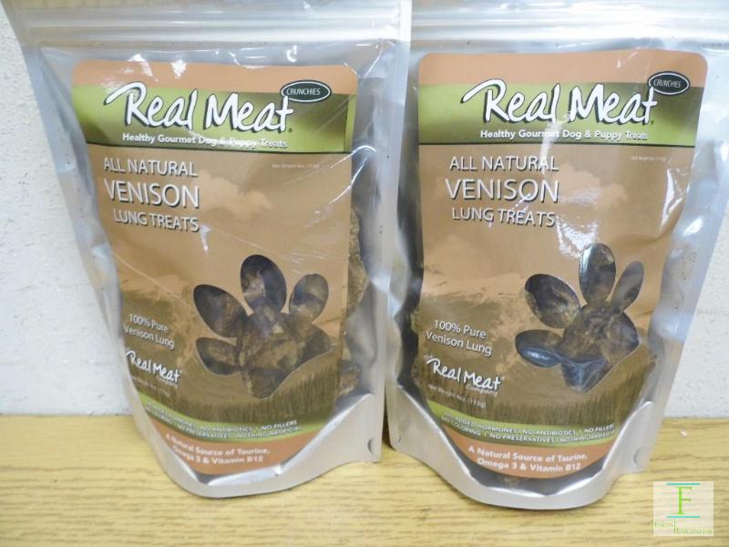 Real Meat Dog Treats - Venison Lung