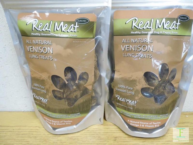 Real Meat Dog Treats - Venison Lung
