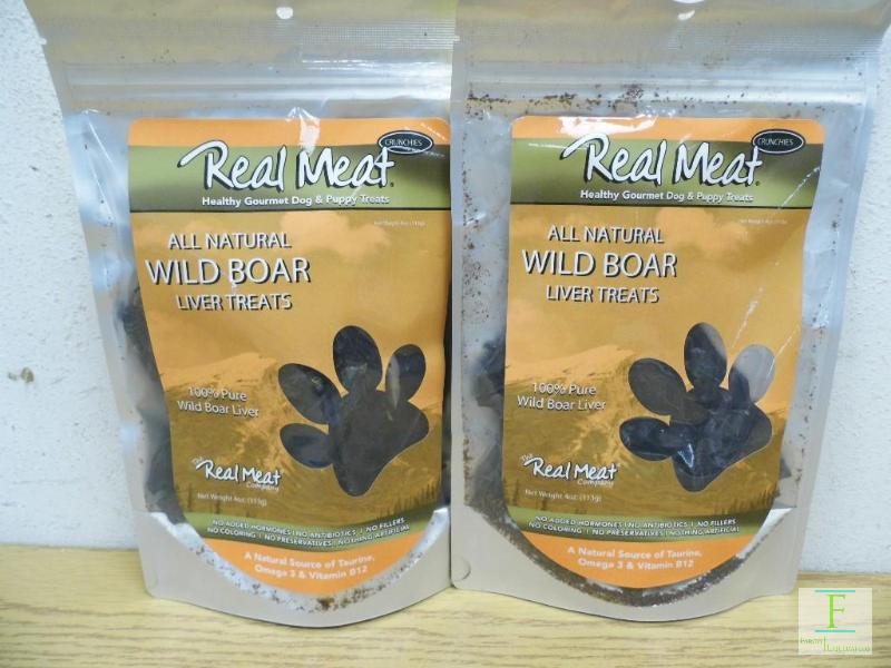 Real Meat Dog Treats - Wild Boar Liver