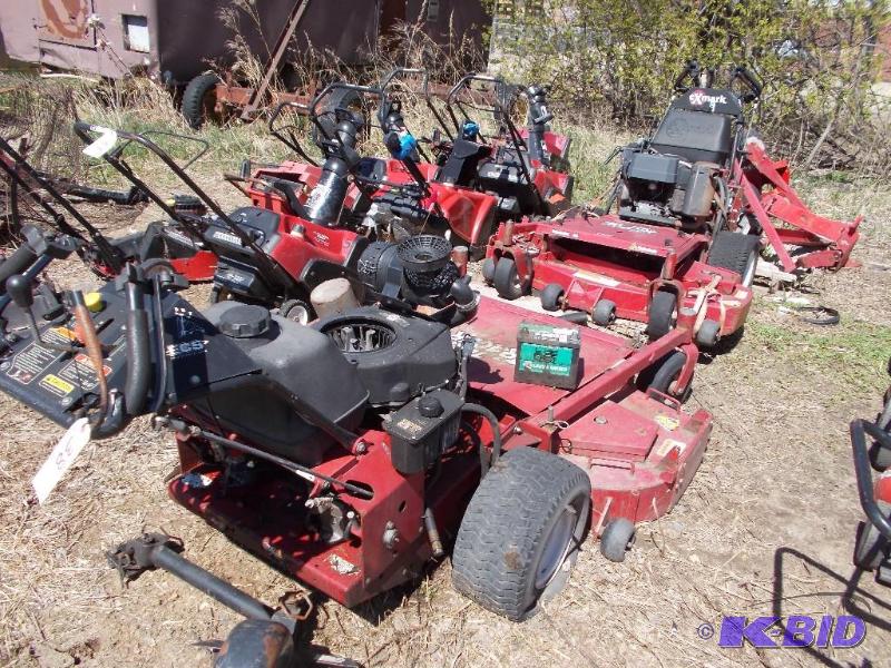 lot 38 image: (3) XMark Mowers, Repair or Parts...