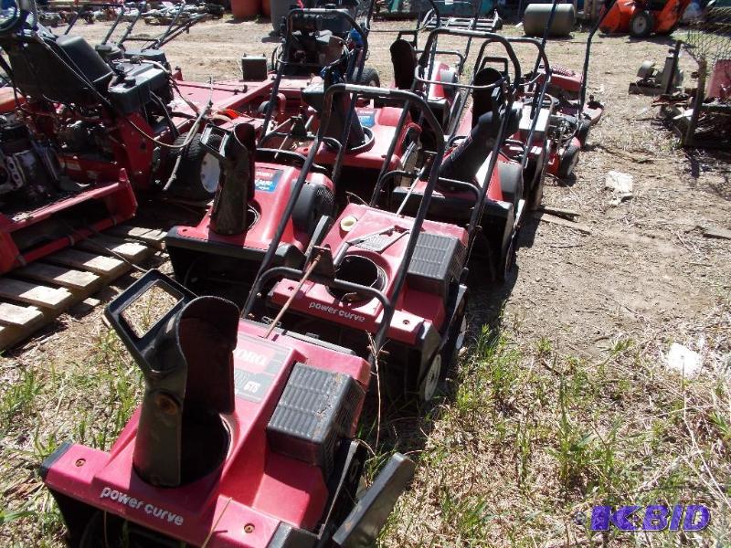 lot 39 image: (7) Snow Blowers & (2) Mowers, Repair or ...