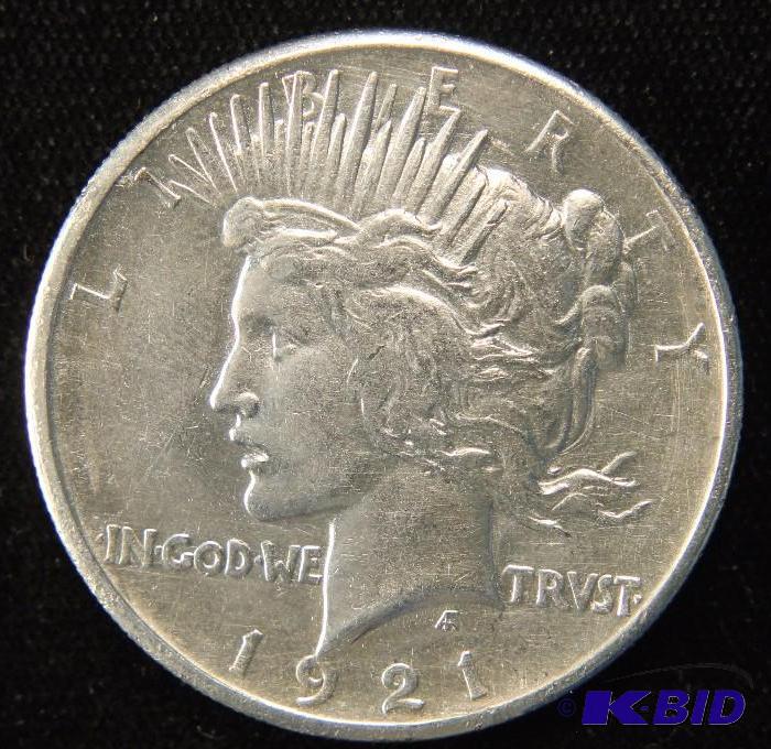 1921 US PEACE DOLLAR KEY DATE COIN