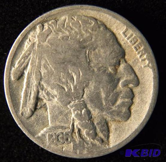 1936 S BUFFALO NICKEL FINE