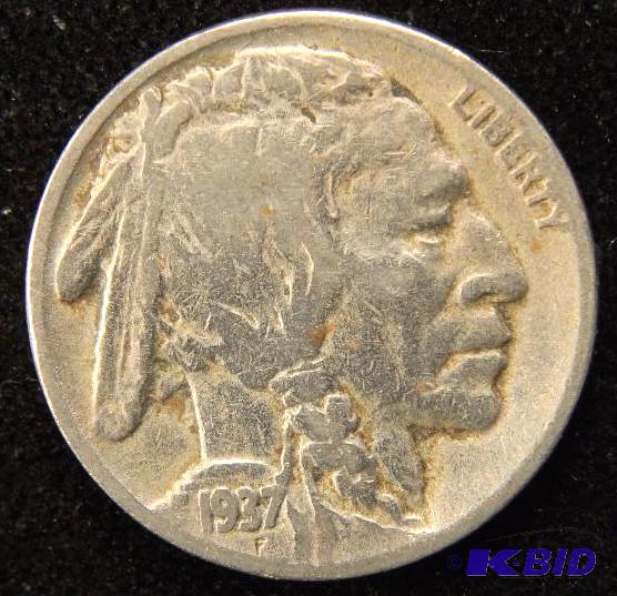 1937 D BUFFALO NICKEL FINE