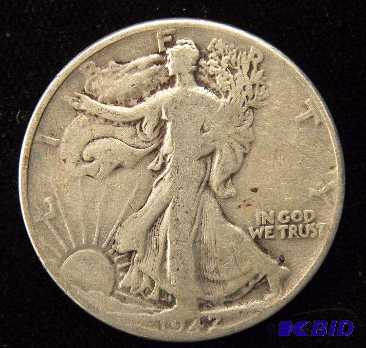 1942 WALKING LIBERTY SILVER HALF DOLLAR