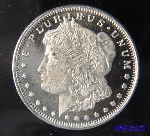 12 TROY Oz. .999 FINE SILVER ROUND MORGAN DOLLAR DESIGN