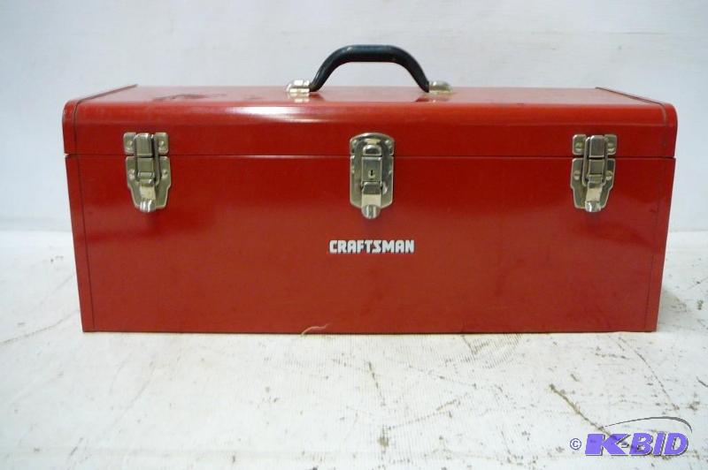 lot 1 image: Craftsman Tool Box 24" w x 9 12 d x 9 1...