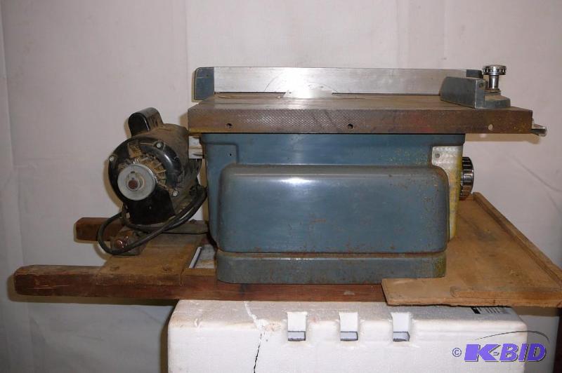 lot 121 image: Table Saw Steel Top with guide Fence Motor 3...