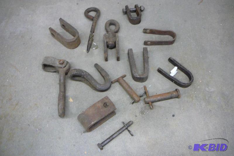 lot 135 image: Pins Clevis Hooks...