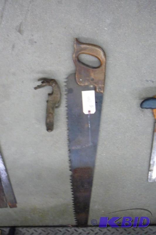 lot 156 image: Vintage Saw...