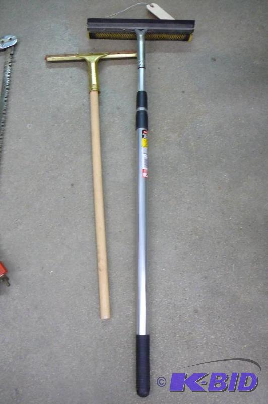 lot 162 image: 2- Window Squeegees&nbspextends to 84"&...