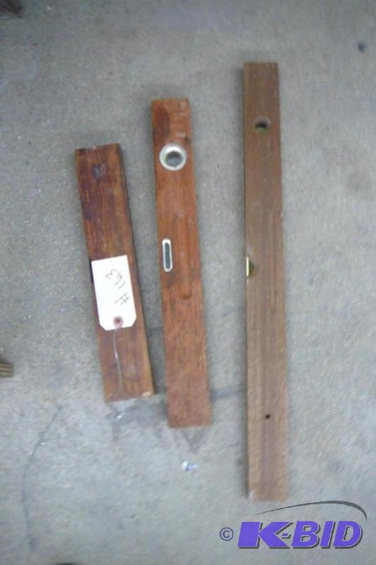 lot 163 image: 3 -Wooden Levels...