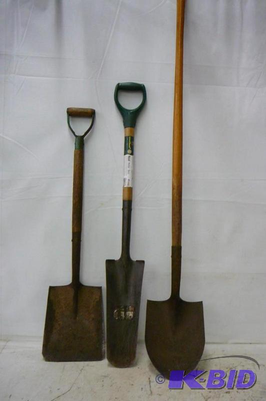 lot 182 image: 3 shovels...