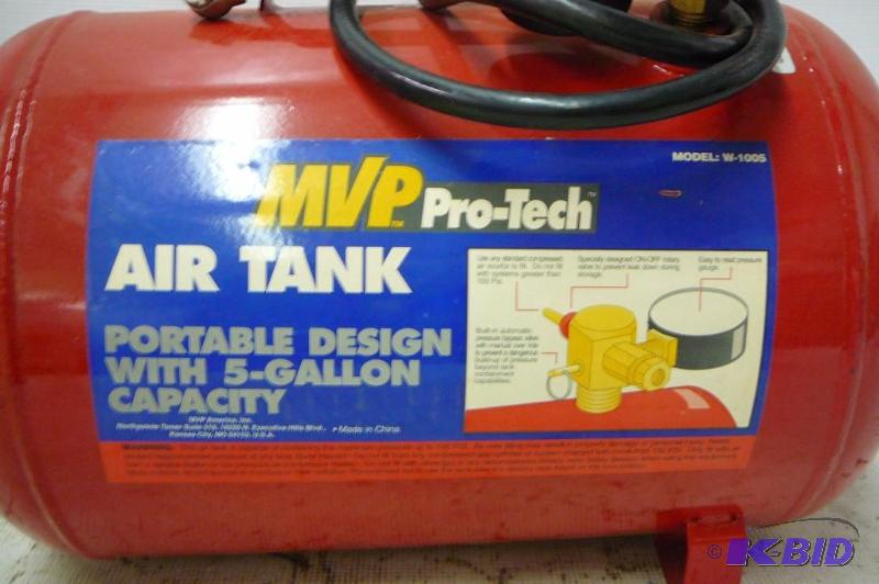 lot 3 image: 5 gallon Portable air tank In Box...