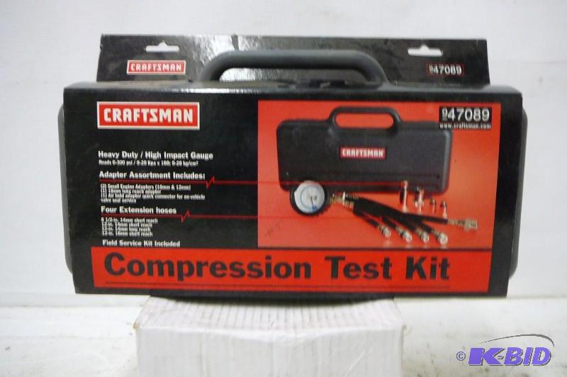 lot 5 image: Compression Test Kit Craftsman Looks New...