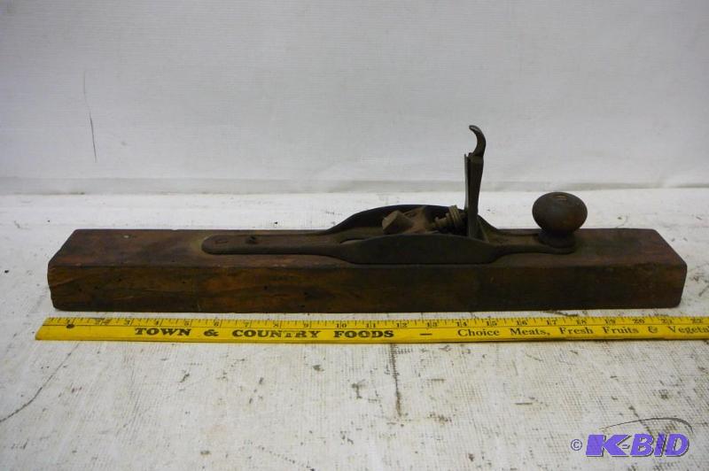 lot 63 image: Vintage Hand Planer 22" Long...