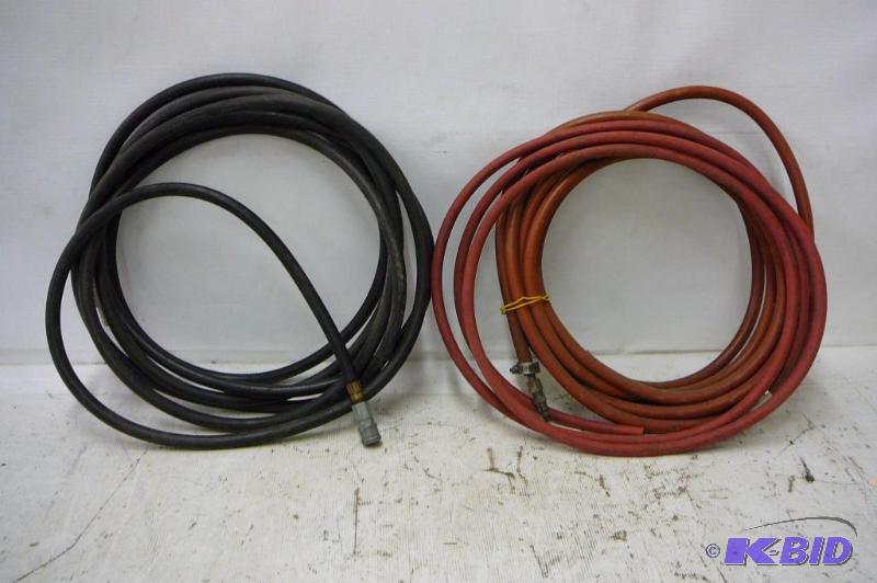 lot 83 image: 2 -25 Air Hose 1 Black 1 Red...