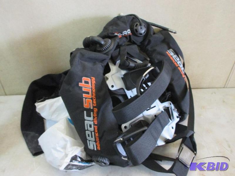 Wet suit and scuba pack...