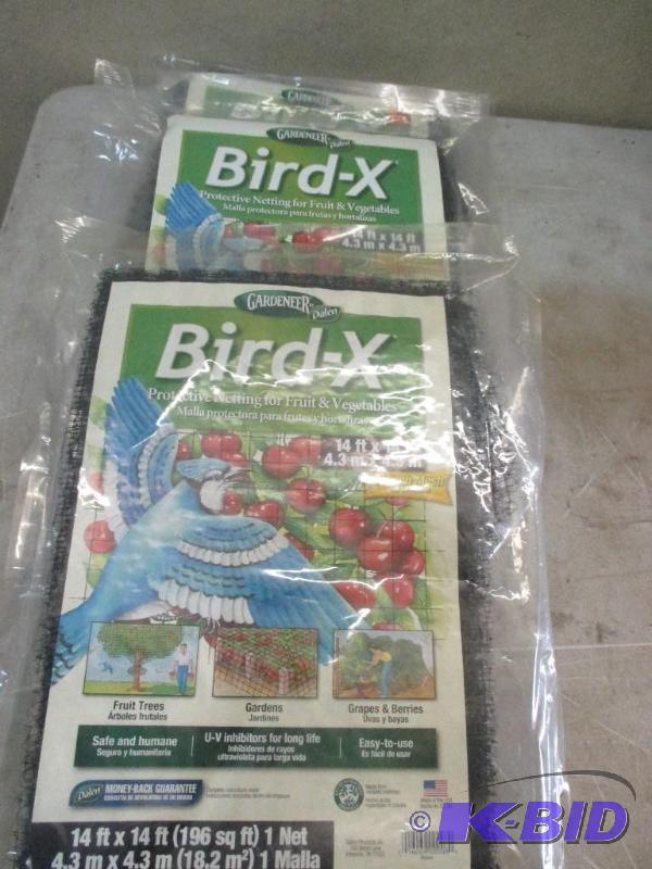 3 bird-x nets...