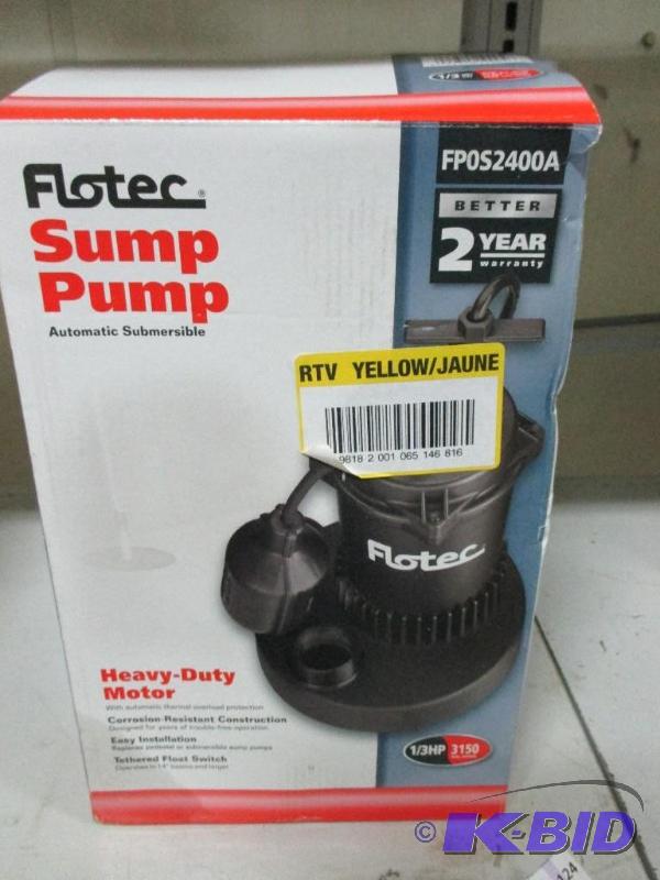 13 hp Sump pump...