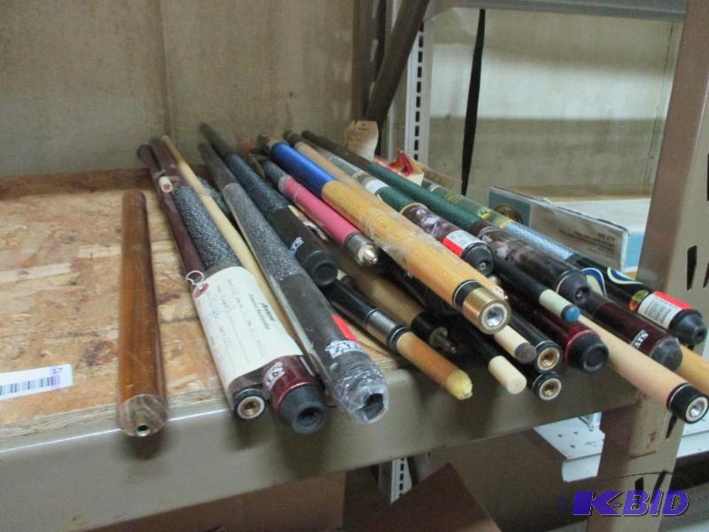 Pool cues, may be mismatched...