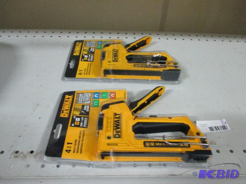 2 Dewalt Staplers...