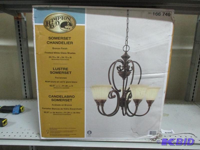 Hampton Bay Chandelier...