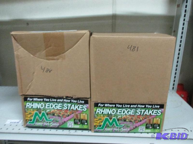 2 boxes of Rhino edge stakes...