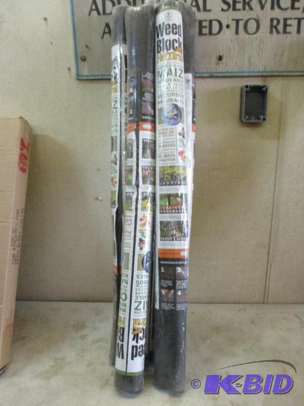 5 rolls of weed block...