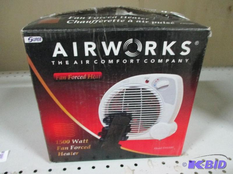 air works heater, tested and works...