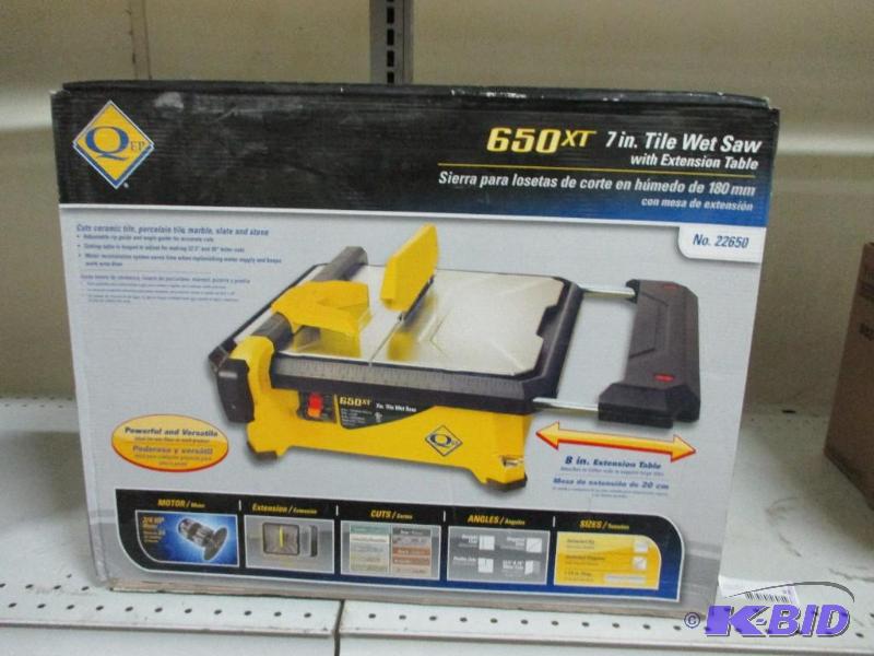 650 XT tile saw...